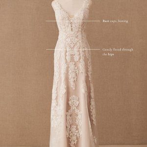 Brand New BHLDN Monarch Wedding Dress Size 2